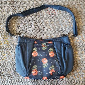 LUG Mini Shuffle - Blue Floral Tote